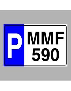 Parkoló (Rendszámmal) 2