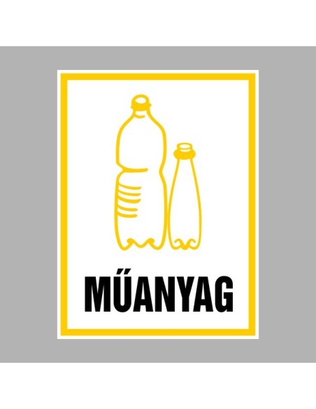 Hulladékkezelés, Szelektív hulladék gyűjtés - Műanyag