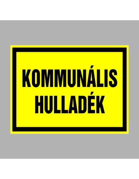 Hulladékkezelés, Szelektív hulladék gyűjtés - Kommunális hulladék