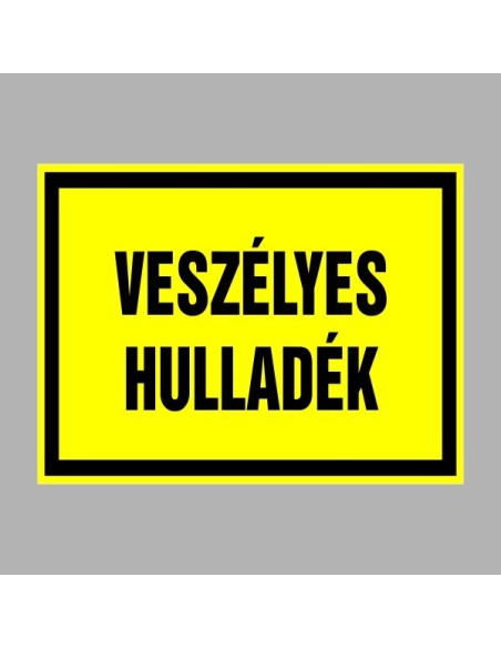 Hulladékkezelés, Szelektív hulladék gyűjtés - Veszélyes hulladék
