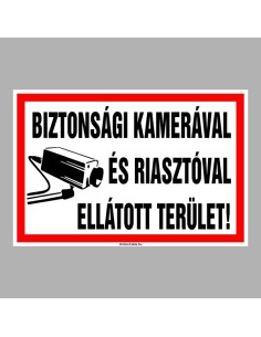 BIZTONSÁGI KAMERÁVAL ÉS RIASZTÓVAL ELLÁTOTT TERÜLET! 2