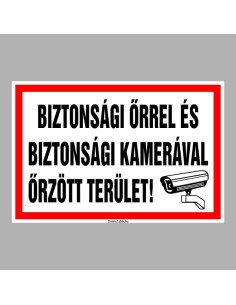 BIZTONSÁGI ŐRREL ÉS  BIZTONSÁGI KAMERÁVAL ŐRZÖTT TERÜLET! 2