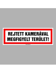 REJTETT KAMERÁVAL MEGFIGYELT TERÜLET! 2