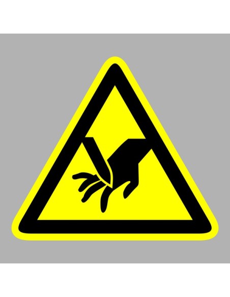 Figyelmeztető matricák, táblák, jelek, piktogramok - Piktogramok - Kéz sérülésének veszélye