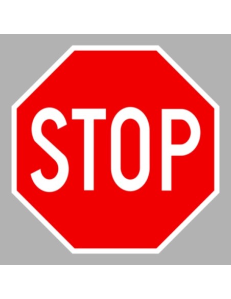 KRESZ tábla, Közúti jelzőtábla - "B" Áthaladási elsőbbséget szabályozó jelzőtáblák - ÁLLJ! Elsőbbségadás kötelező (STOP)