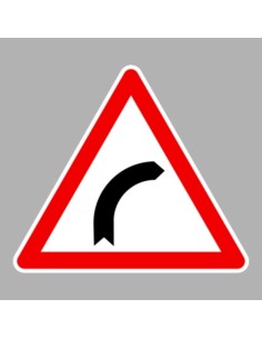 KRESZ tábla, Közúti jelzőtábla - "A" Veszélyt jelző táblák - Veszélyes útkanyarulat jobbra