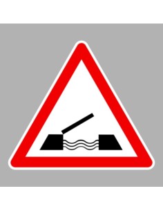 KRESZ tábla, Közúti jelzőtábla - "A" Veszélyt jelző táblák - Nyitható híd