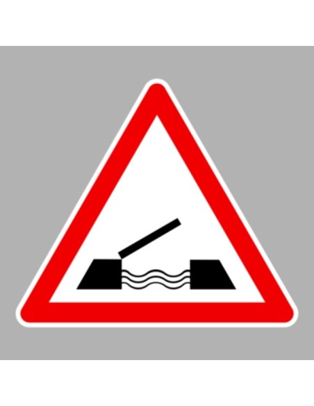 KRESZ tábla, Közúti jelzőtábla - "A" Veszélyt jelző táblák - Nyitható híd