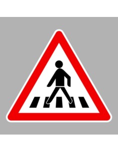 KRESZ tábla, Közúti jelzőtábla - "A" Veszélyt jelző táblák - Gyalogos-átkelés