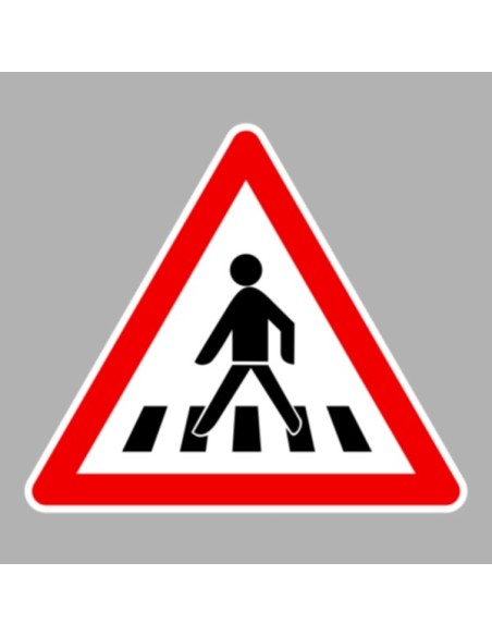 KRESZ tábla, Közúti jelzőtábla - "A" Veszélyt jelző táblák - Gyalogos-átkelés