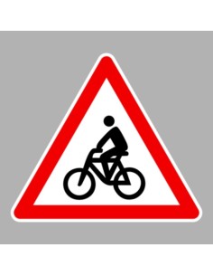 KRESZ tábla, Közúti jelzőtábla - "A" Veszélyt jelző táblák - Kerékpárosok
