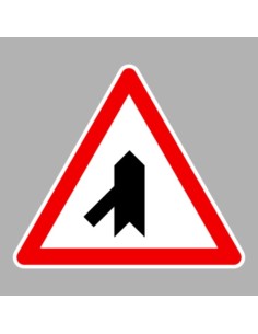 KRESZ tábla, Közúti jelzőtábla - "A" Veszélyt jelző táblák - Útkereszteződés alárendelt úttal balról