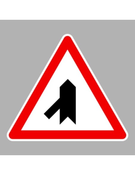 KRESZ tábla, Közúti jelzőtábla - "A" Veszélyt jelző táblák - Útkereszteződés alárendelt úttal balról