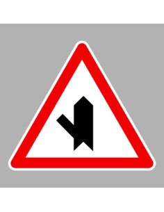 KRESZ tábla, Közúti jelzőtábla - "A" Veszélyt jelző táblák - Útkereszteződés alárendelt úttal balról