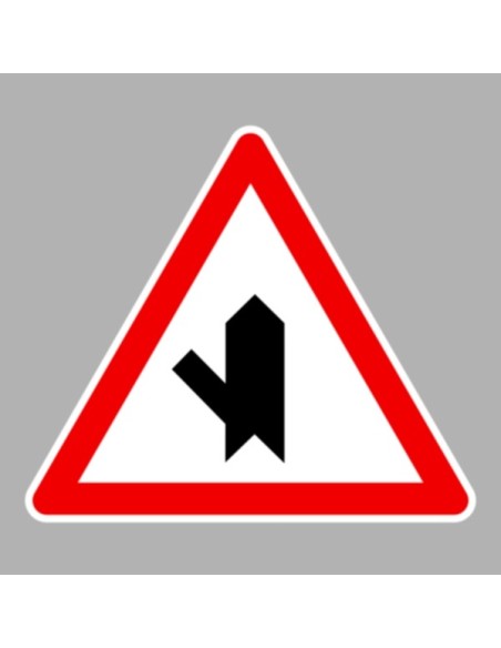 KRESZ tábla, Közúti jelzőtábla - "A" Veszélyt jelző táblák - Útkereszteződés alárendelt úttal balról