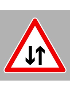 KRESZ tábla, Közúti jelzőtábla - "A" Veszélyt jelző táblák - Szembejövő forgalom