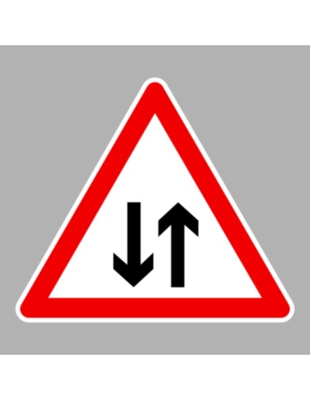 KRESZ tábla, Közúti jelzőtábla - "A" Veszélyt jelző táblák - Szembejövő forgalom