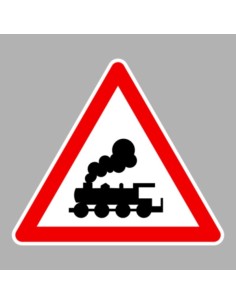 KRESZ tábla, Közúti jelzőtábla - "A" Veszélyt jelző táblák - Sorompó nélküli vasúti átjáró