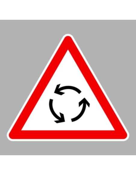 KRESZ tábla, Közúti jelzőtábla - "A" Veszélyt jelző táblák - Körforgalom előjelzése