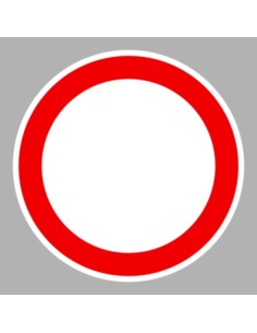 KRESZ tábla, Közúti jelzőtábla - "C" Tilalmi jelzőtáblák - Mindkét irányból behajtani tilos