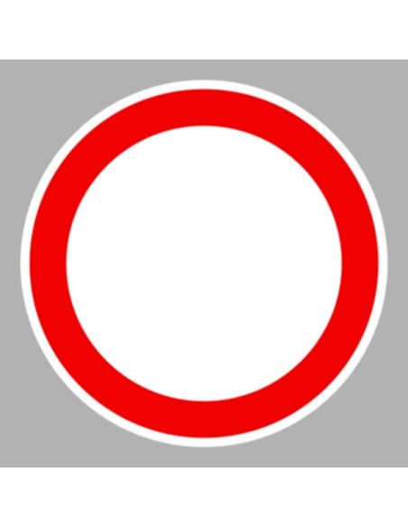 KRESZ tábla, Közúti jelzőtábla - "C" Tilalmi jelzőtáblák - Mindkét irányból behajtani tilos