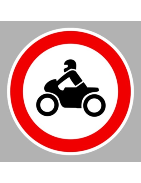 KRESZ tábla, Közúti jelzőtábla - "C" Tilalmi jelzőtáblák - Motorkerékpárral behajtani tilos