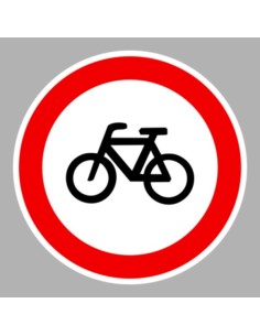 KRESZ tábla, Közúti jelzőtábla - "C" Tilalmi jelzőtáblák - Kerékpárral behajtani tilos
