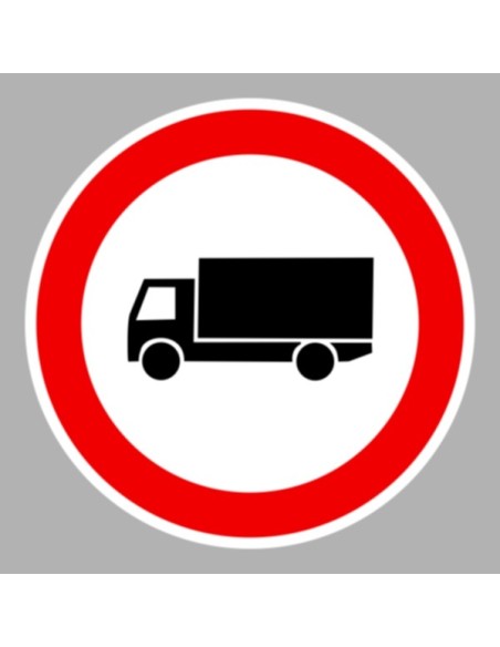 KRESZ tábla, Közúti jelzőtábla - "C" Tilalmi jelzőtáblák - Tehergépkocsival behajtani tilos