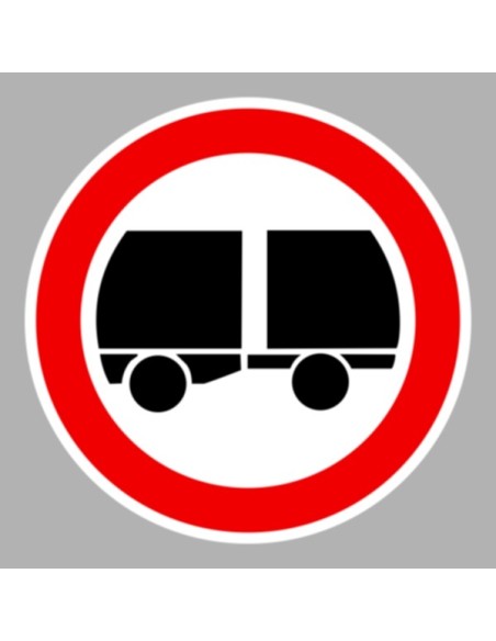 KRESZ tábla, Közúti jelzőtábla - "C" Tilalmi jelzőtáblák - Járműszerelvénnyel behajtani tilos