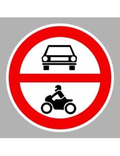 KRESZ tábla, Közúti jelzőtábla - "C" Tilalmi jelzőtáblák - Kettős behajtási tilalom