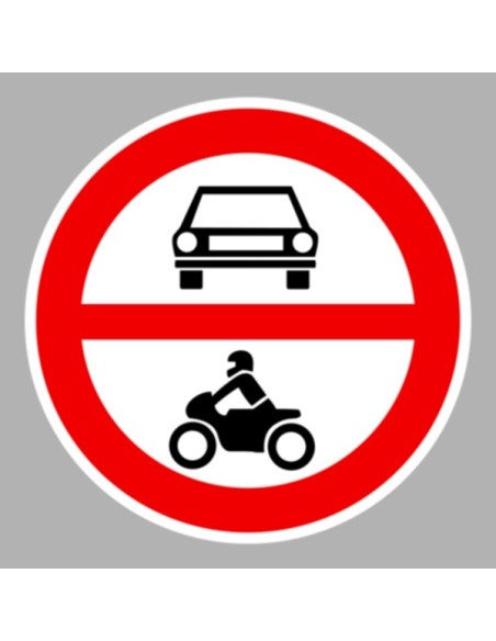 KRESZ tábla, Közúti jelzőtábla - "C" Tilalmi jelzőtáblák - Kettős behajtási tilalom