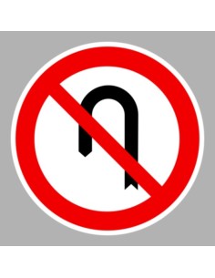 KRESZ tábla, Közúti jelzőtábla - "C" Tilalmi jelzőtáblák - Megfordulni tilos