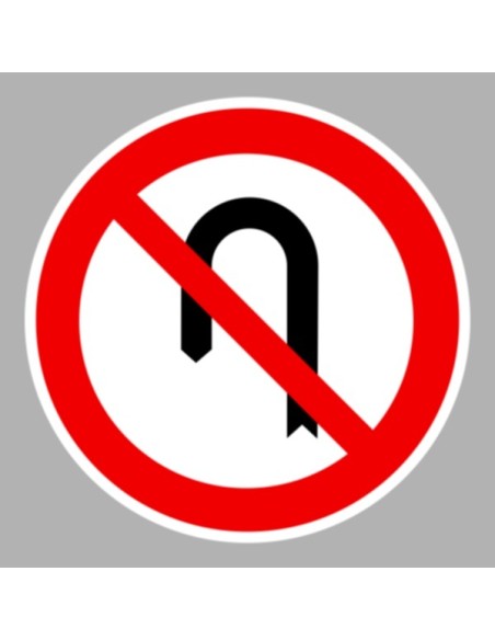 KRESZ tábla, Közúti jelzőtábla - "C" Tilalmi jelzőtáblák - Megfordulni tilos