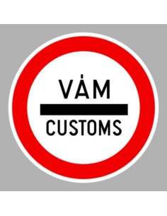 KRESZ tábla, Közúti jelzőtábla - "C" Tilalmi jelzőtáblák - Kötelező megállás (vám/általános)