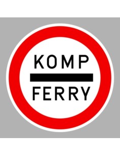 KRESZ tábla, Közúti jelzőtábla - "C" Tilalmi jelzőtáblák - Kötelező megállás (komp/általános)