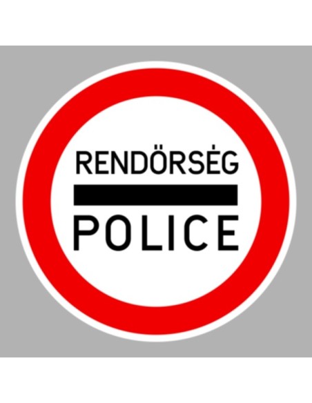 KRESZ tábla, Közúti jelzőtábla - "C" Tilalmi jelzőtáblák - Kötelező megállás (rendőrség/általános)