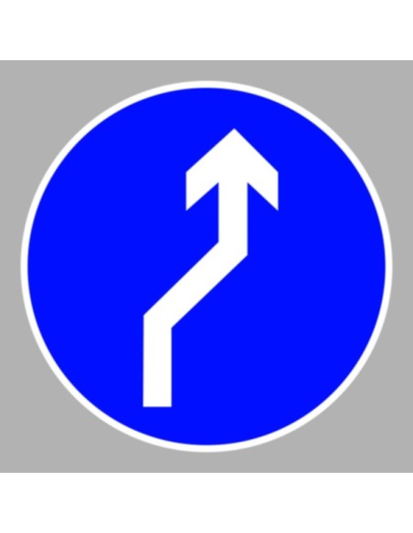 KRESZ tábla, Közúti jelzőtábla - "D" Utasítást adó jelzőtáblák - Kötelező haladási irány ( Z-alakban megtört)