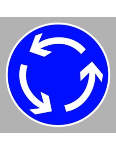 KRESZ tábla, Közúti jelzőtábla - "D" Utasítást adó jelzőtáblák - Körforgalom