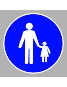 KRESZ tábla, Közúti jelzőtábla - "D" Utasítást adó jelzőtáblák - Gyalogút