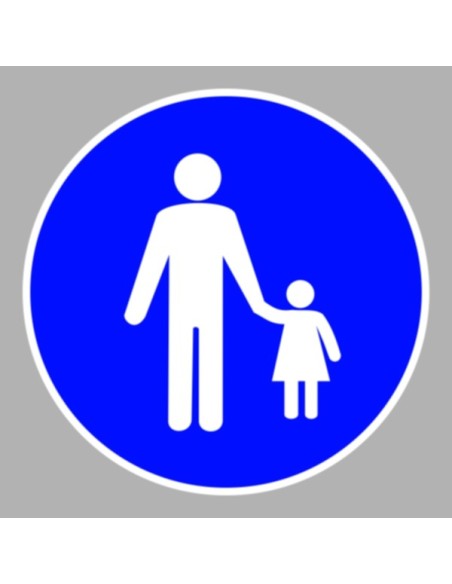 KRESZ tábla, Közúti jelzőtábla - "D" Utasítást adó jelzőtáblák - Gyalogút