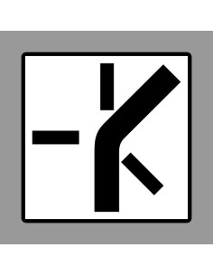 KRESZ tábla, Közúti jelzőtábla - "H" Kiegészítő jelzőtáblák - Főútvonal Vonalvezetése