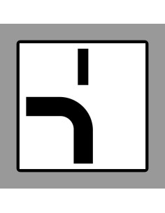 KRESZ tábla, Közúti jelzőtábla - "H" Kiegészítő jelzőtáblák - Főútvonal Vonalvezetése