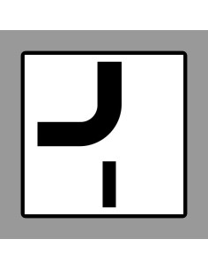 KRESZ tábla, Közúti jelzőtábla - "H" Kiegészítő jelzőtáblák - Elsőbbséggel Rendelkező Út Vonalvezetése