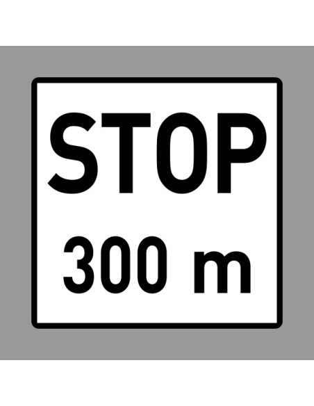 KRESZ tábla, Közúti jelzőtábla - "H" Kiegészítő jelzőtáblák - Állj! Elsőbbségadás Kötelező Előjelzése