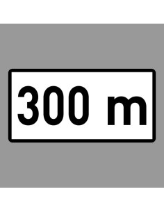 KRESZ tábla, Közúti jelzőtábla - "H" Kiegészítő jelzőtáblák - Távolság