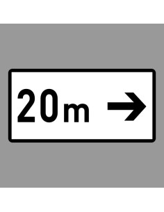 KRESZ tábla, Közúti jelzőtábla - "H" Kiegészítő jelzőtáblák - Távolság és Irány