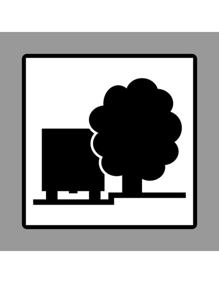 KRESZ tábla, Közúti jelzőtábla - "H" Kiegészítő jelzőtáblák - Űrszelvénybe Nyúló Fa