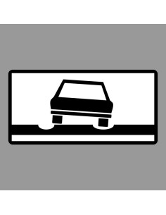 KRESZ tábla, Közúti jelzőtábla - "H" Kiegészítő jelzőtáblák - Nyomvályús Útszakasz