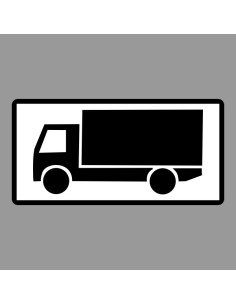 KRESZ tábla, Közúti jelzőtábla - "H" Kiegészítő jelzőtáblák - Tehergépkocsik Részére