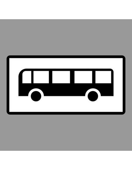 KRESZ tábla, Közúti jelzőtábla - "H" Kiegészítő jelzőtáblák - Autóbuszok Részére